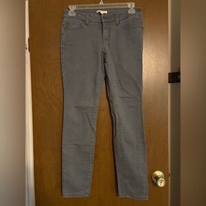 CAbi Gray Straight Leg Jeans Classic Style